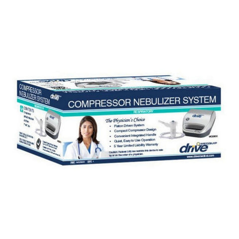 MQ5800 Compact Compressor Nebulizer With Disposable 1 Count by Drive Medical