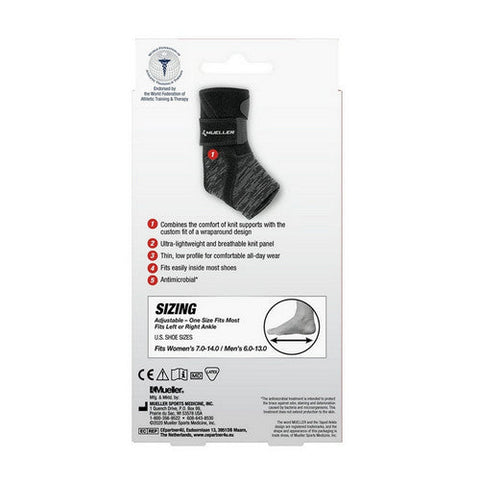 Mueller, Sports Medicine Hybrid Ankle Support Wrap, 1 Count Mueller