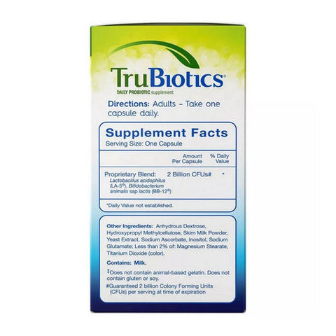 Trubiotics, Digestive Plus Immune Health Capsules, 30 Count Trubiotics