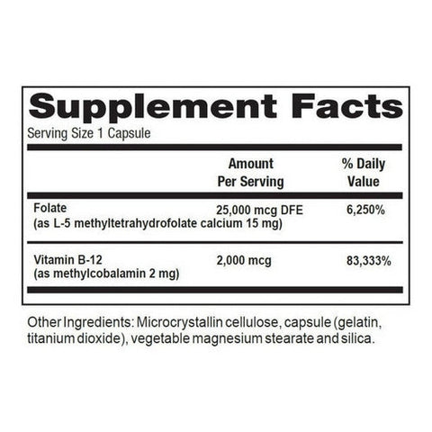 Denovo, Plus Vitamin B12, 30 Capsules Denovo