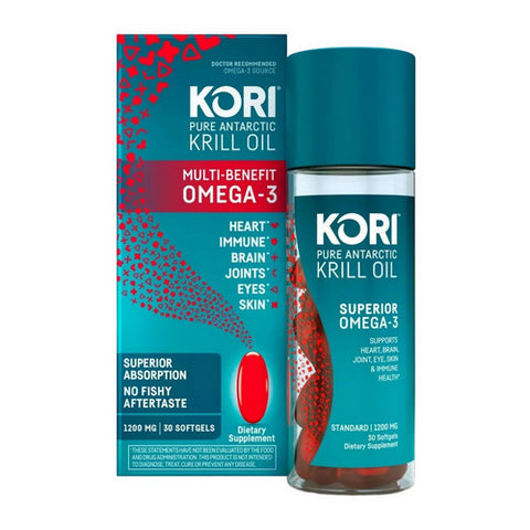 Krill Oil Superior Omega-3 30 Softgels by Kori
