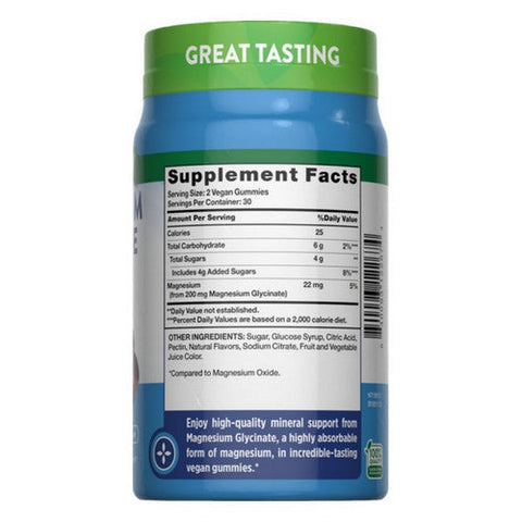 Nature's Truth, Magnesium Glycinate Natural Sour Grape, 200 Mg, 60 Count Nature's Truth