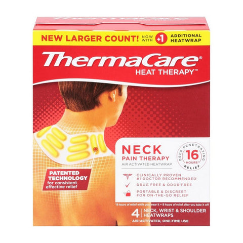 Neck Wrist Shoulder Heatwrap 4 Count by Thermacare