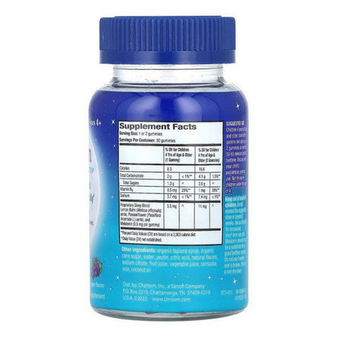 Unisom, Simple Slumbers Kids Melatonin Gummies, 30 Count Unisom