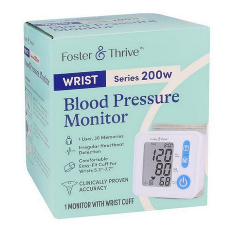 Wrist Series 8200W Blood Pressure Monitor 1 Count by Foster And Thrive