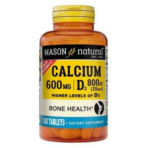 Calcium And Vitamin D3 200 Tabs by Mason