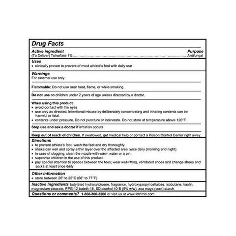 Lotrimin, Powder Spray, 4.6 Oz Lotrimin