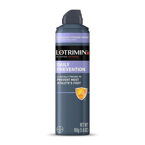 Daily Prevention Deodorant Powder Spray 5.6 Oz by Lotrimin