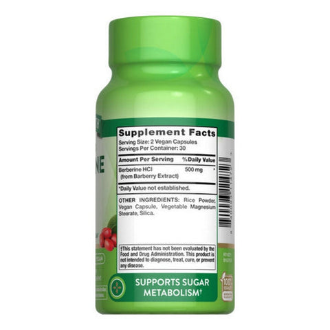 Nature's Truth, Berberine HCI Supplement, 500 Mg, 60 Caps Nature's Truth