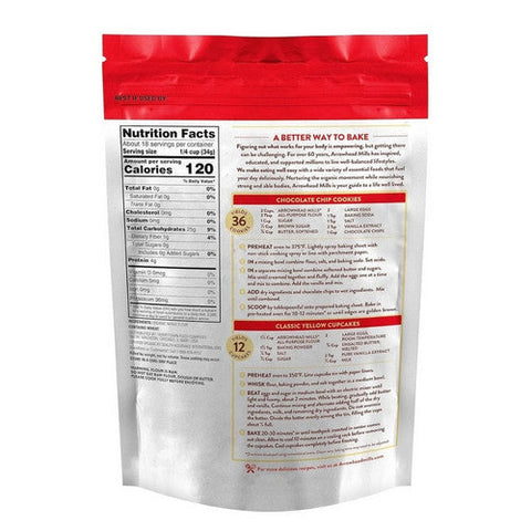 Arrowhead Mills, Organic Enriched Unbleached White Flour, 25 Lbs Arrowhead Mills