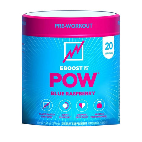 Pre Workout Powder Blue Raspberry 8.46 Oz by Eboost
