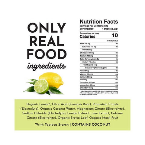 Just Ingredients, Electrolytes Lemon, 4.02 Oz Just Ingredients