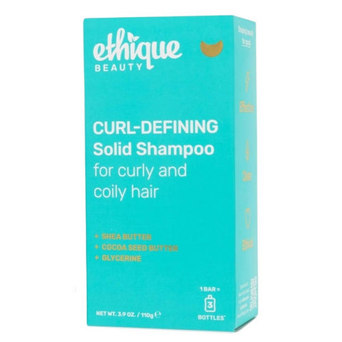 Curl Defining Solid Shampoo Bar For Curly And Coily Hair 3.9 Oz by Ethique