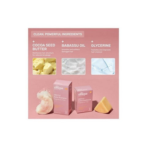 Ethique, Gentle Solid Shampoo Fragrance Free, 3.9 Oz Ethique
