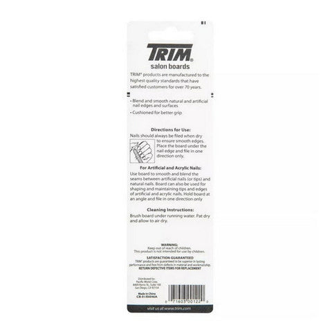 Trim, Fine And Light Pink Salon Boards, 2 Count Trim