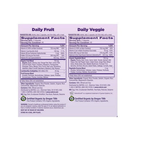 Natrol, JuiceFestiv The Ultimate Fruit And Veggie Super-Food, 180 Caps Natrol