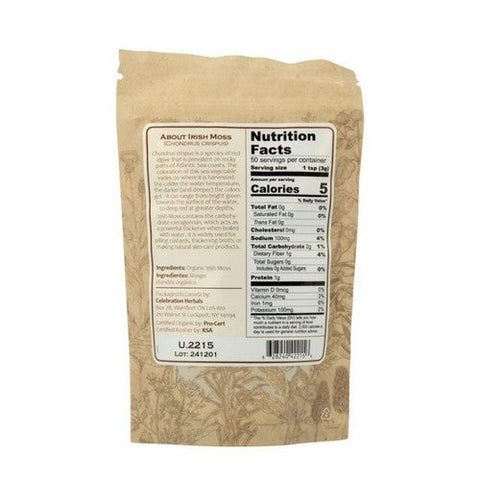 Celebration Herbals, Organic Irish Moss Sea Moss Powder, 16 Oz Celebration Herbals