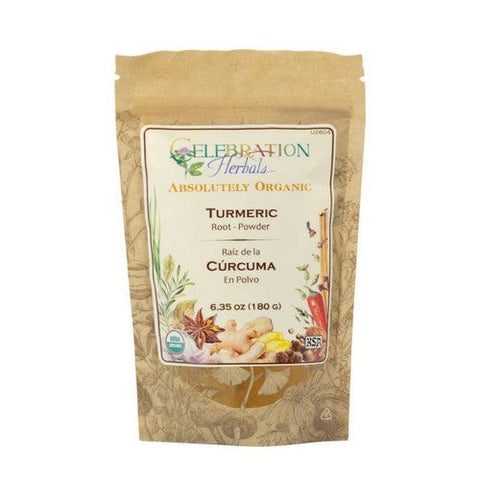 Celebration Herbals, Organic Turmeric Root Powder, 180 Grams Celebration Herbals