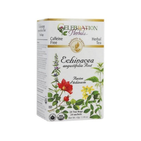 Organic Echinacea Angustifolia Root Tea 24 Bags by Celebration Herbals