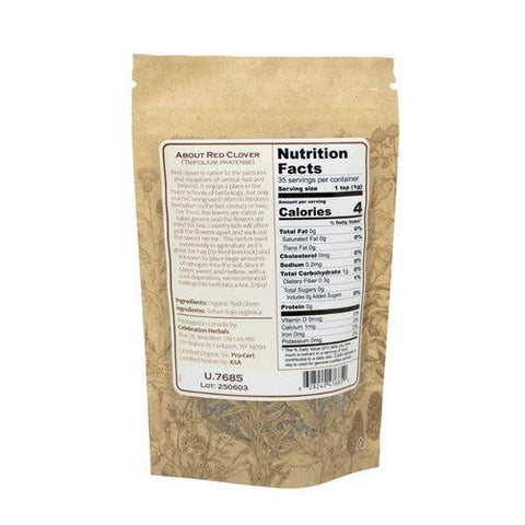 Celebration Herbals, Organic Red Clover Leaf And Blossom Cut And Shifted, 35 Grams Celebration Herbals