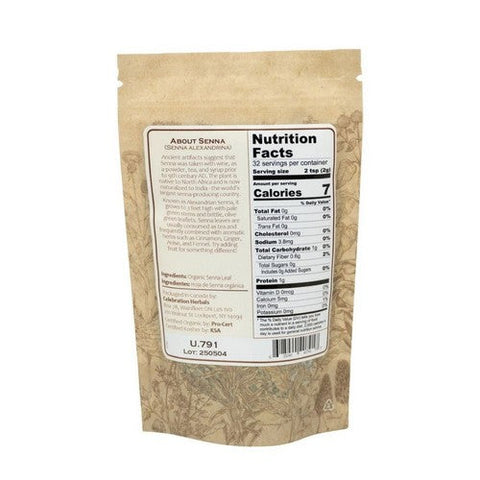 Celebration Herbals, Organic Senna Leaf Cut And Shifted, 64 Grams Celebration Herbals