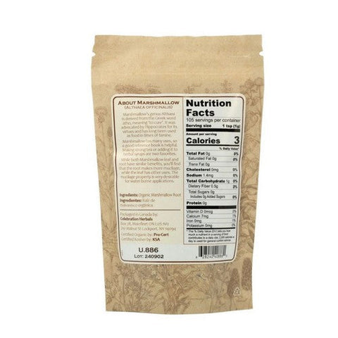 Celebration Herbals, Organic Marshmallow Root Cut And Shifted, 105 Grams Celebration Herbals