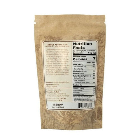 Celebration Herbals, Organic Astragalus Root Powder, 160 Grams Celebration Herbals