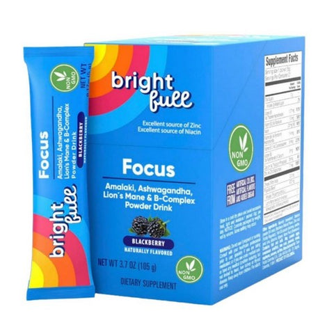 Brightfull, Focus Drink Mix Blackberry, 0.17 Oz Brightfull
