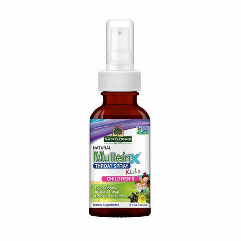 Nature's Answer, Kids Mullein X Throat Spray, 2 Oz Nature's Answer