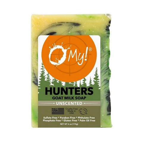 Goat Milk Hunter Unscented Soap 6 Oz by O MY!