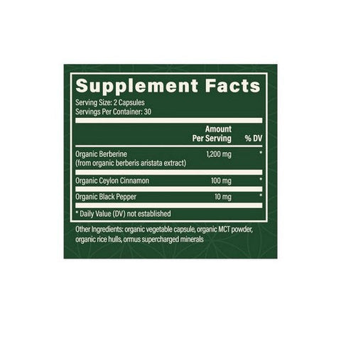 Global Healing Center, Organic Berberine, 60 Capsules Global Healing Center