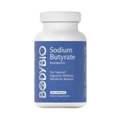 E-Lyte Sodium Butyrate 100 Capsules by BodyBio