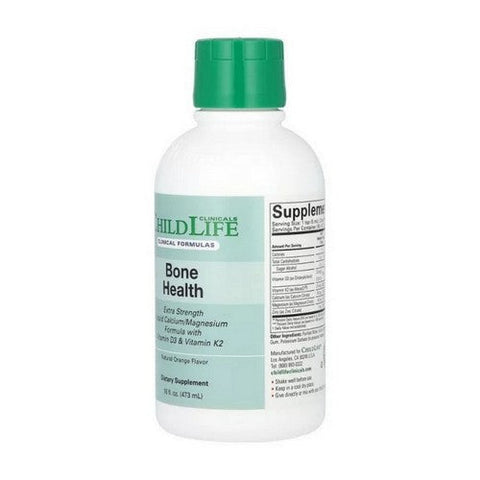 Child Life Essentials, Bone Health With Liquid Calcium And Magnesium Formula, 16 Oz Child Life Essentials