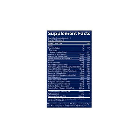 Trace Minerals, Power Pak Canister Lemon Lime, 275 Grams Trace Minerals