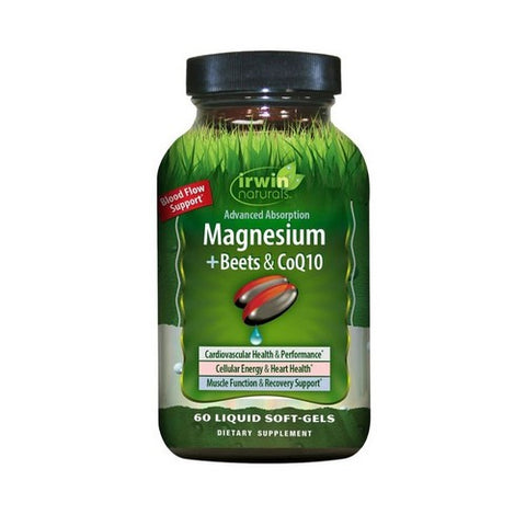 Magnesium Plus Beets And COQ10 60 Count by Irwin Naturals