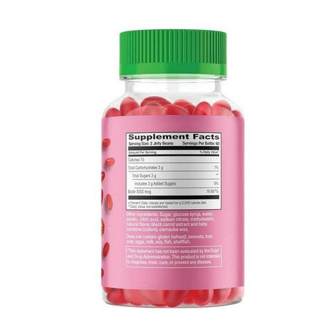 Human Beanz, Human Beanz Biotin, 5000 Mcg, 120 Count Human Beanz