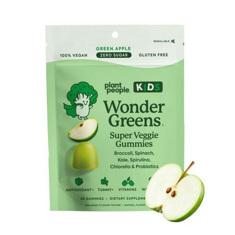 WonderGreens Kids Super Veggie Gummies 30 Gummies by Plant People