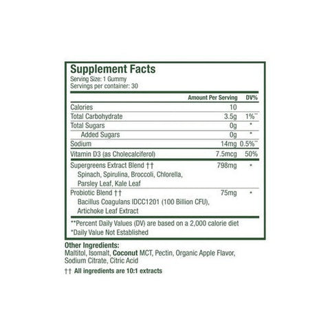 Plant People, WonderGreens Kids Super Veggie Gummies, 30 Gummies Plant People