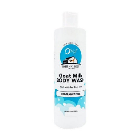 Goat Milk Body Wash Fragrance Free 12 Oz by O MY!