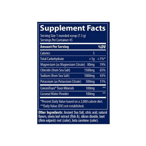 Trace Minerals, Zerolyte Canister Salty Berry Lemonade, 11.1 Oz Trace Minerals