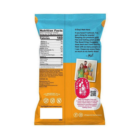 The Good Crisp Company, Cheddar Cheese Balls, 4 Oz The Good Crisp Company