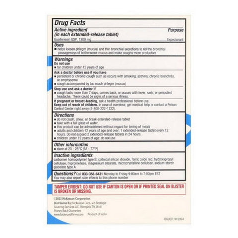 Foster And Thrive, Mucus Relief Extended Release, 14 Tabs Foster And Thrive