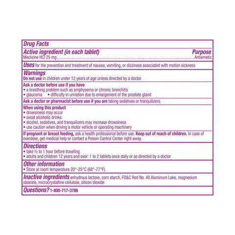 Pepto-Bismol, Motion Sickness Tablets, 10 Count Pepto-Bismol