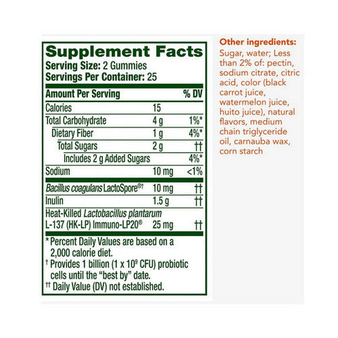 Align Probiotic, 3-In-1 Biotic Gummies, 50 Count Align Probiotic