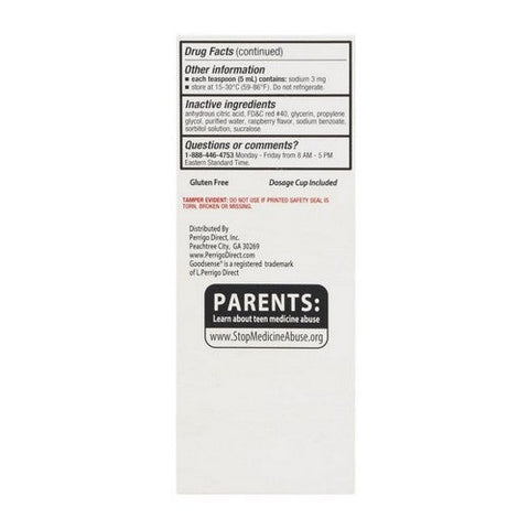 Good Sense, Tussin CF Multi Symptom Cold Rasberry Flavor, 4 Oz Good Sense
