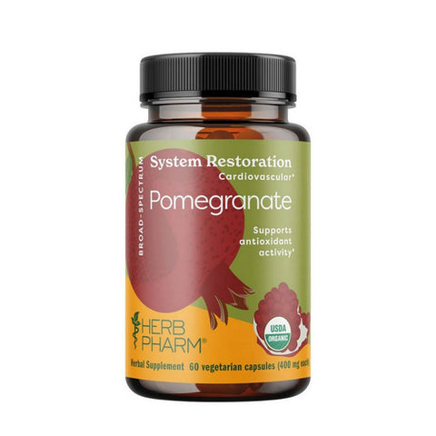 Organic Pomegranate Capsules 60 Veg Caps by Herb Pharm