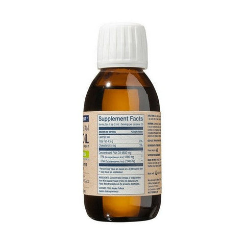Wiley Wallaby, Wild Alaskan Fish Oil Summit DHA Natural Lime Flavor, 4.23 Oz Wiley Wallaby
