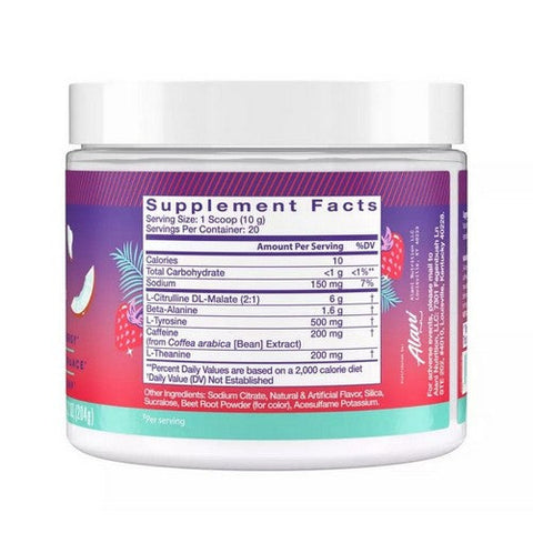 Alani Nu, Pre-Workout Energy Supplement Powder Hawaiian Shaved Ice, 7.2 Oz Alani Nu