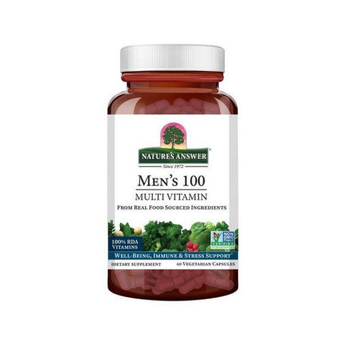 Nature's Answer, Men's 100 Real Food Multi-Vitamin, 60 Veg Caps Nature's Answer