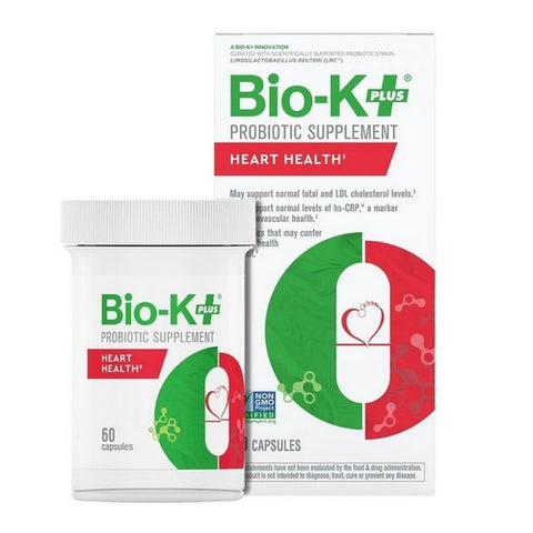 Heart Health Probiotic Supplement 60 Count by Bio-kPlus